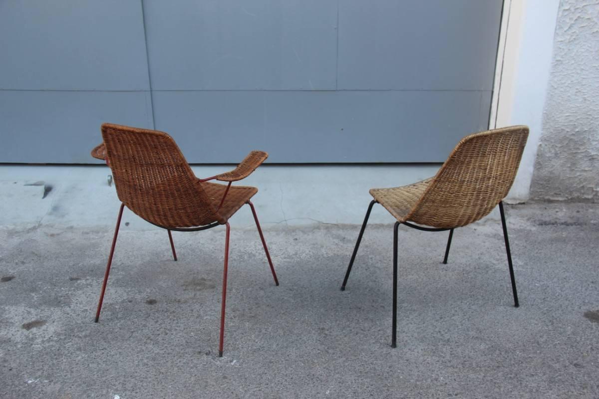 Italian Chair Vittorio Bonacina Design 1950s