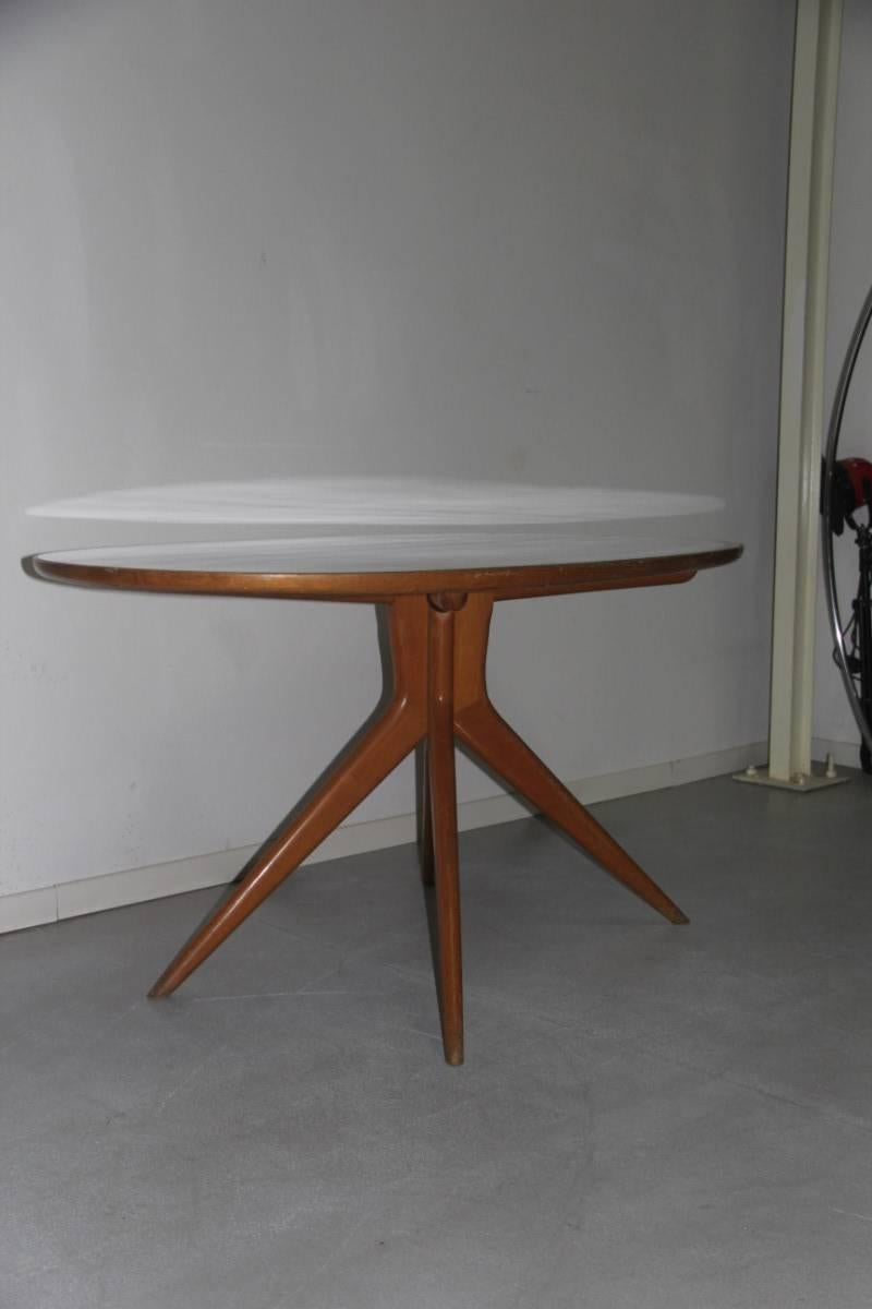 Particular Dining Room Table Dassi Design Italian, Mid-Century, 1950s 3