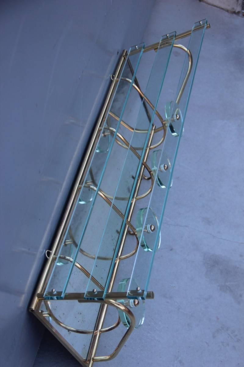 Mid-Century Modern Porte-manteaux Cristal Art 1950 Design italien du milieu du siècle dernier en vente