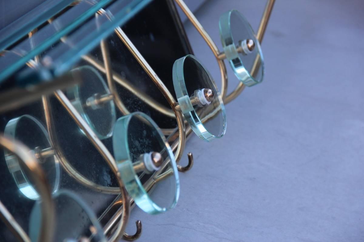 Milieu du XXe siècle Porte-manteaux Cristal Art 1950 Design italien du milieu du siècle dernier en vente