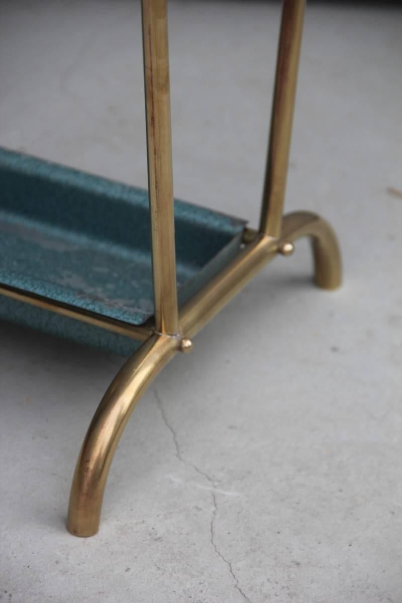 Mid-20th Century Umbrella Brass Cristal Mid Century Modern Italian Design, 1950 For Sale