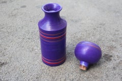 Ceramic Colored Italian Design Bottle, 1960