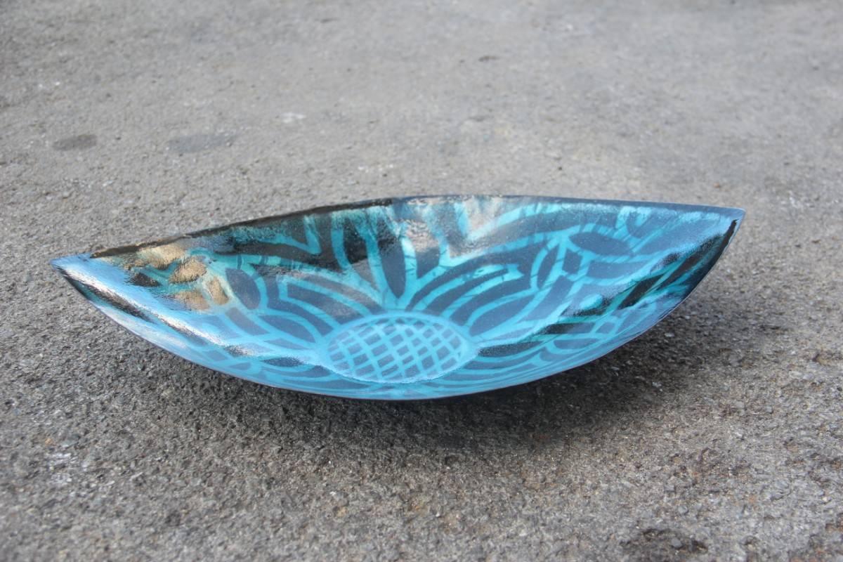 Mid-20th Century Great Enamel Bowl of circa 1950 Chic and Elegant For Sale