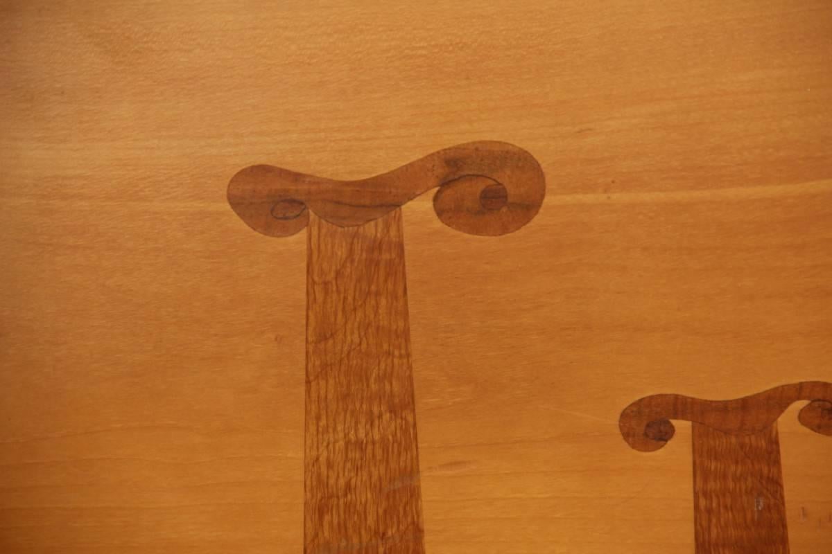 Panel in Precious Wood Inlays 1950 Luigi Scremin In Good Condition For Sale In Palermo, Sicily