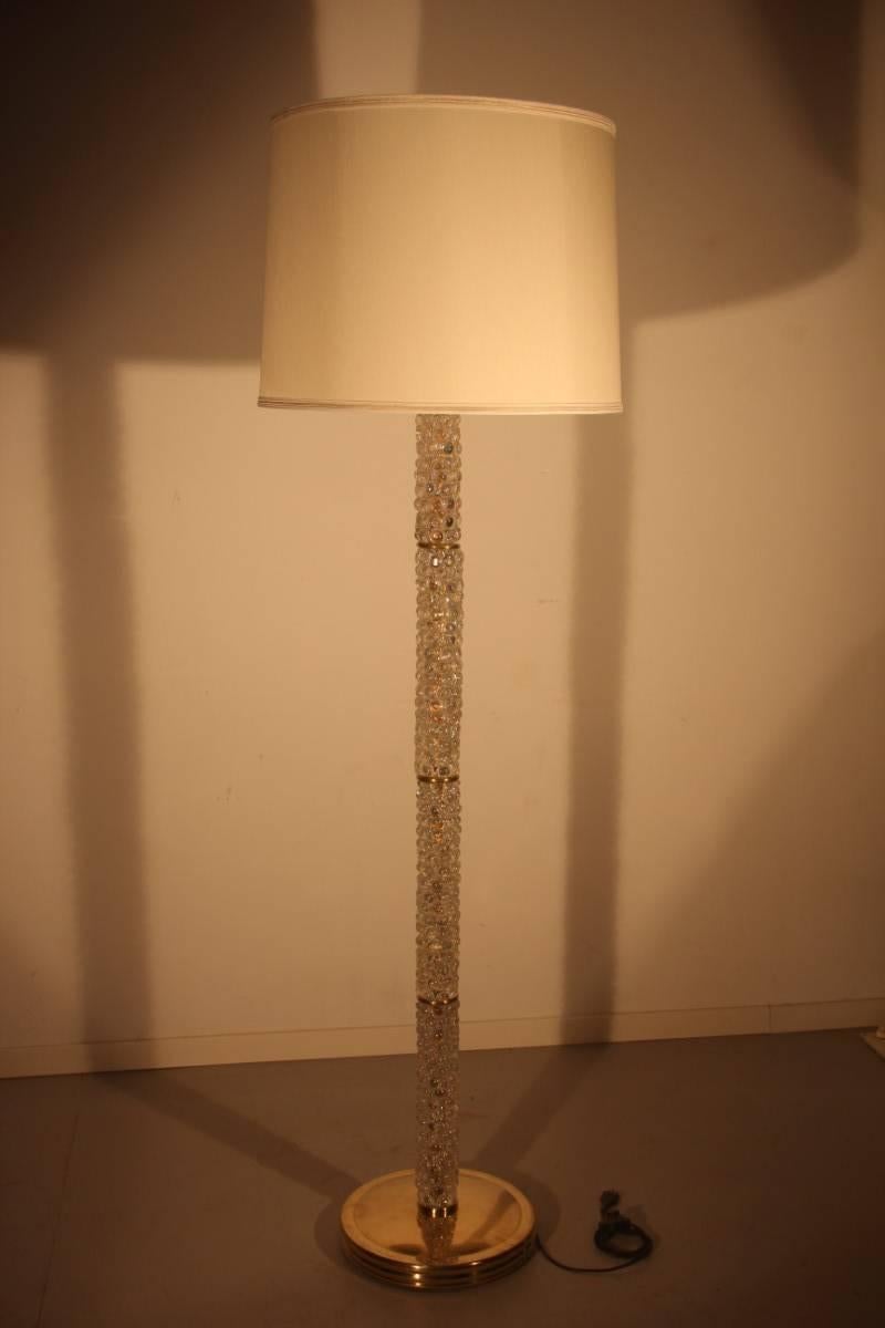 Big floor lamp Ercole Barovier, 1940s Murano art glass model 