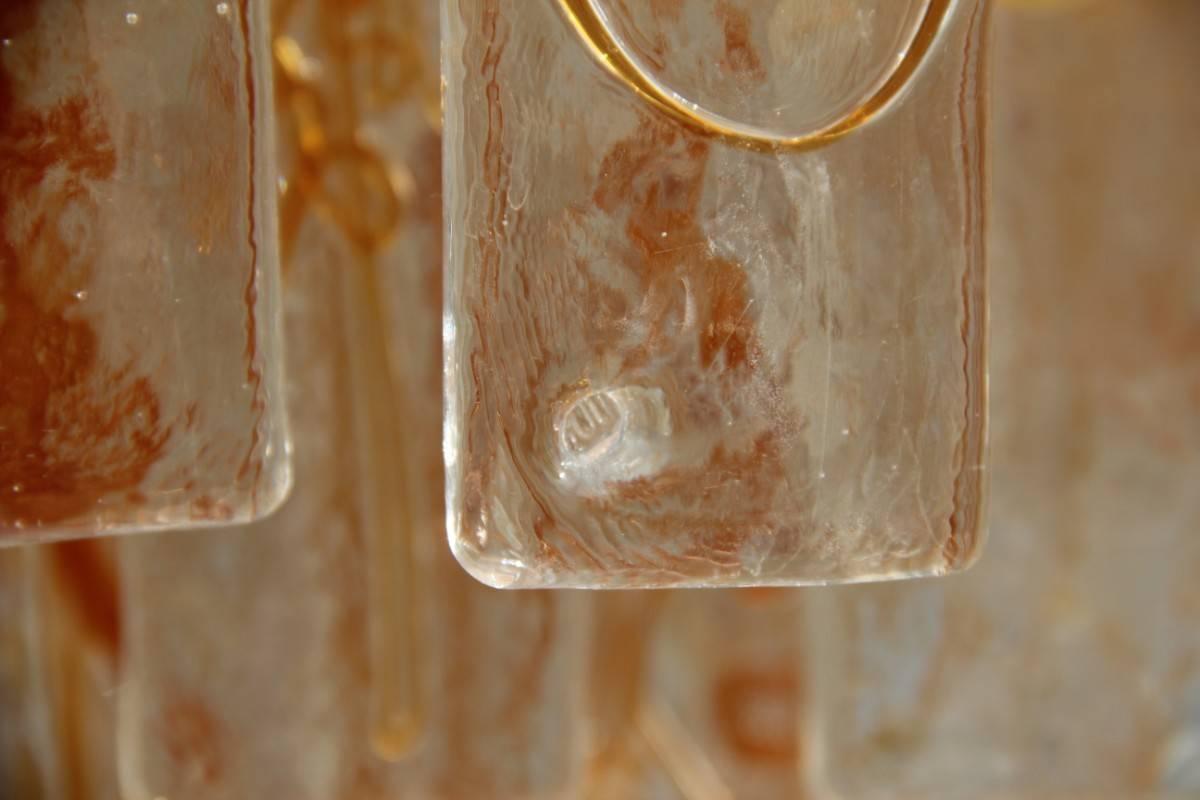 Verre de Murano Lustre en verre d'art de Murano La Murrina des années 1970 en vente
