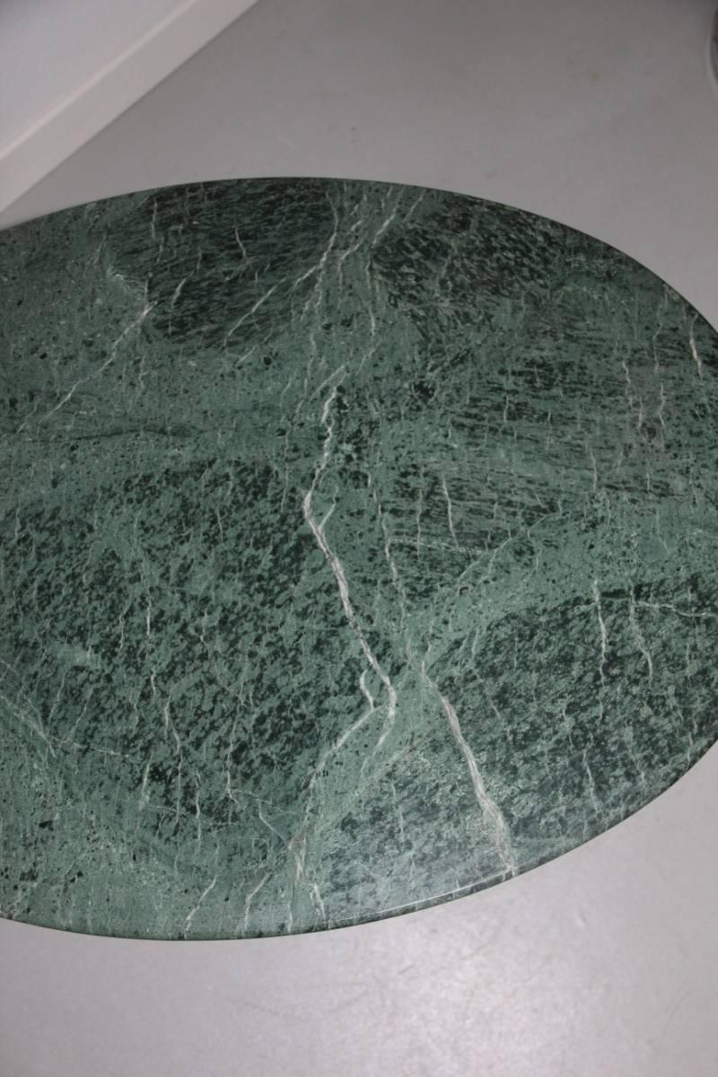 Green Marble Coffee Table Italian Design Borsani Style Mid-Century Modern  2