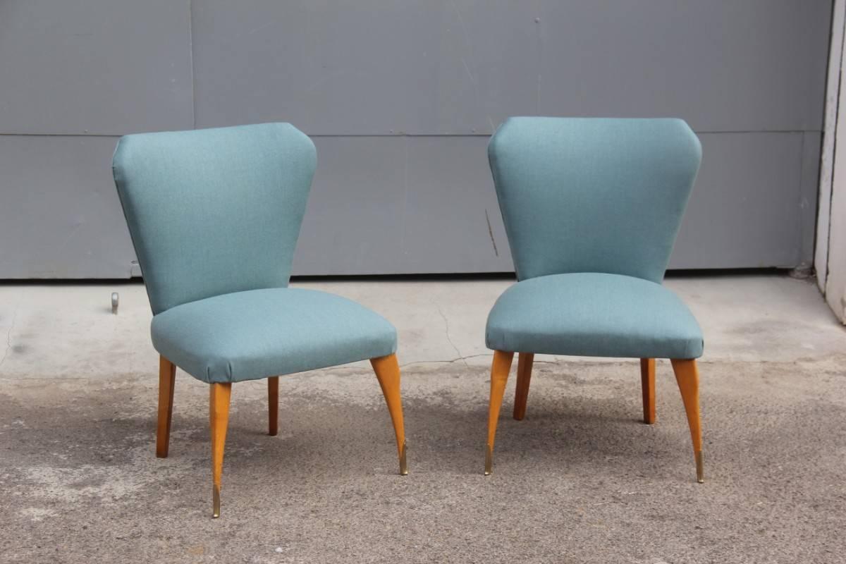 Wool Italian Design Chairs of a Very Special Shape