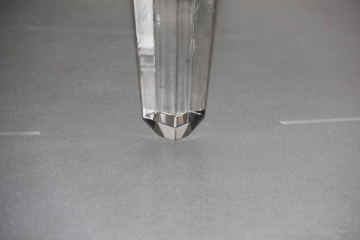 Polycarbonate Table Coffee, Brass 1970s Faux Marble, possibly Maison Jansen For Sale 3