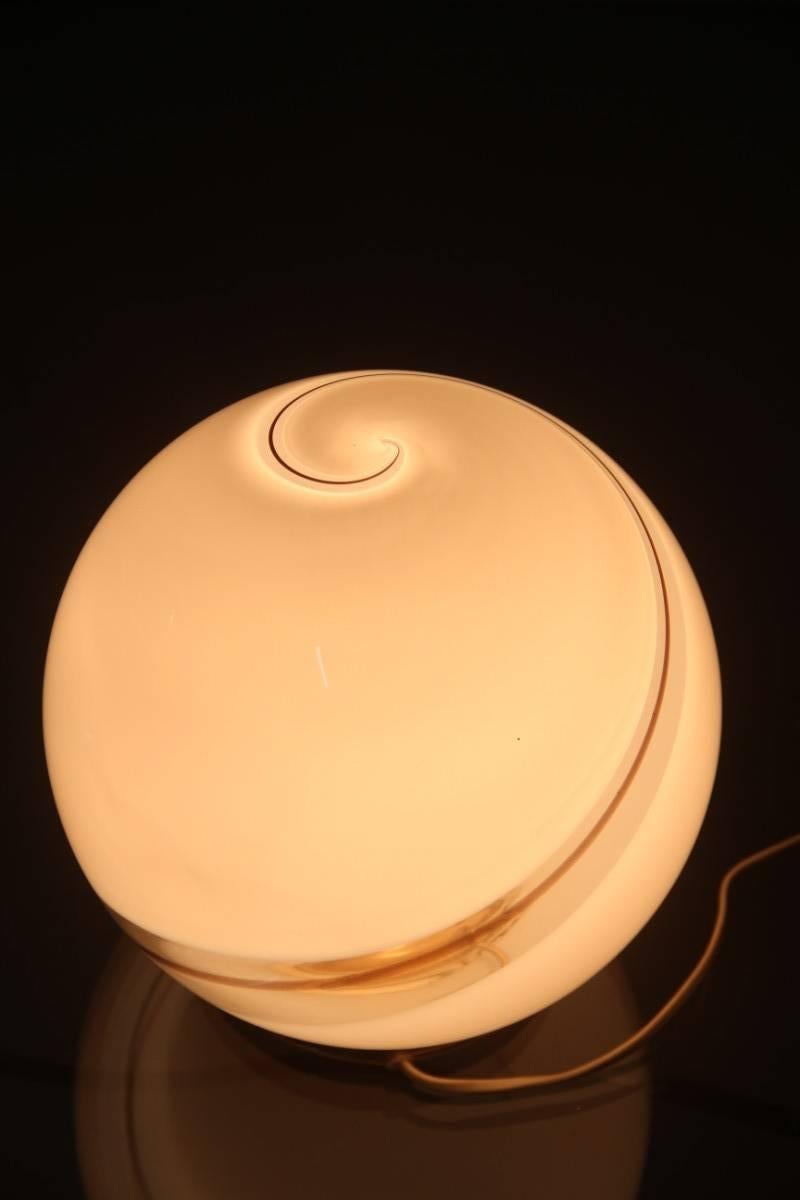 Lampe de table VeArt verre d'art Maurano, 1970.