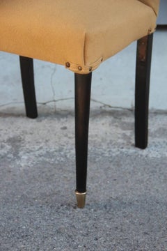 Chair with Small Italian Design Back Very Elegant Mid-Century Modern