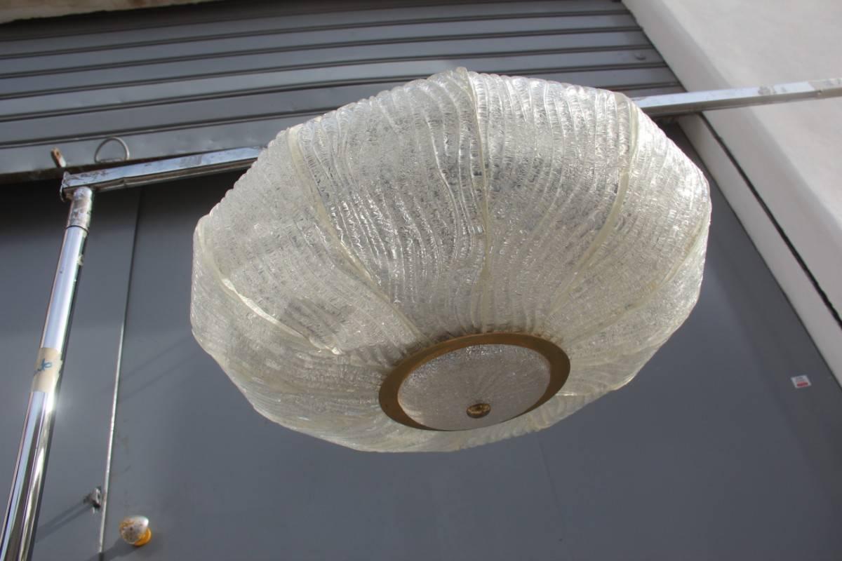 Murano Glass Ceiling Lamp Venini 2