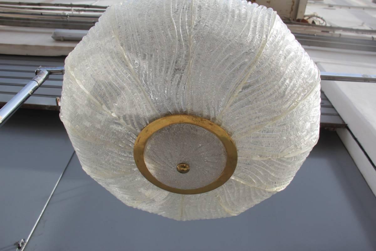 Murano Glass Ceiling Lamp Venini 1