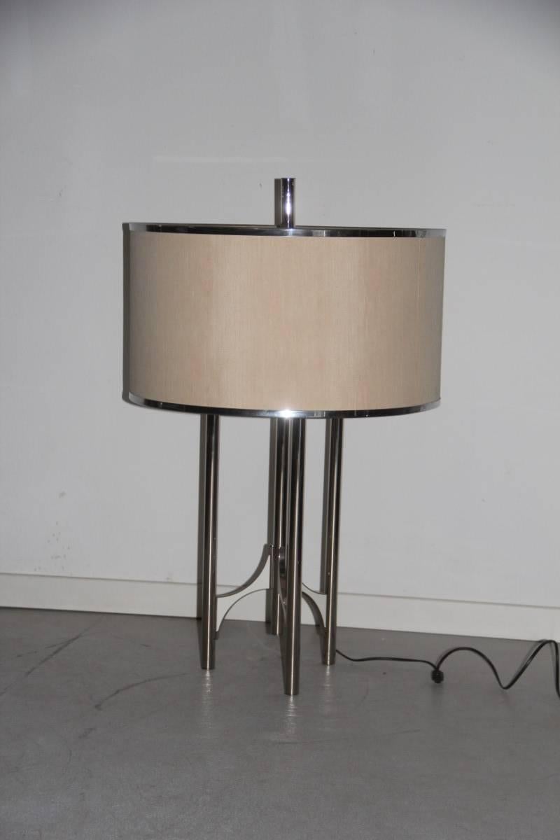 Late 20th Century Minimal Chic Italian Design Table Lamp Sciolari Design 1970 For Sale