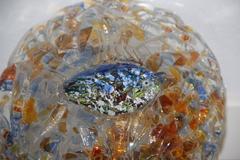 Wall Sconce Murano Art Glass, 1950s, Multicolor Brass