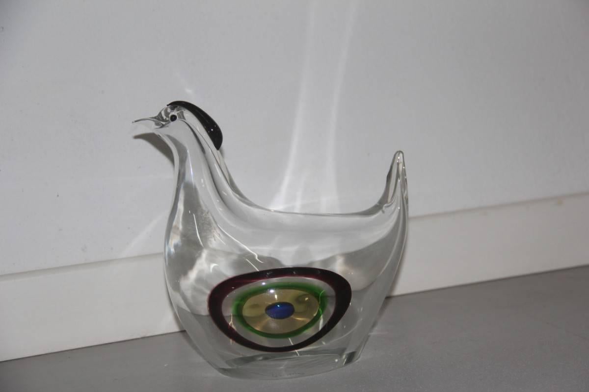 Der Vogel Murrina Skulptur Kunstglas Murano, 1960.