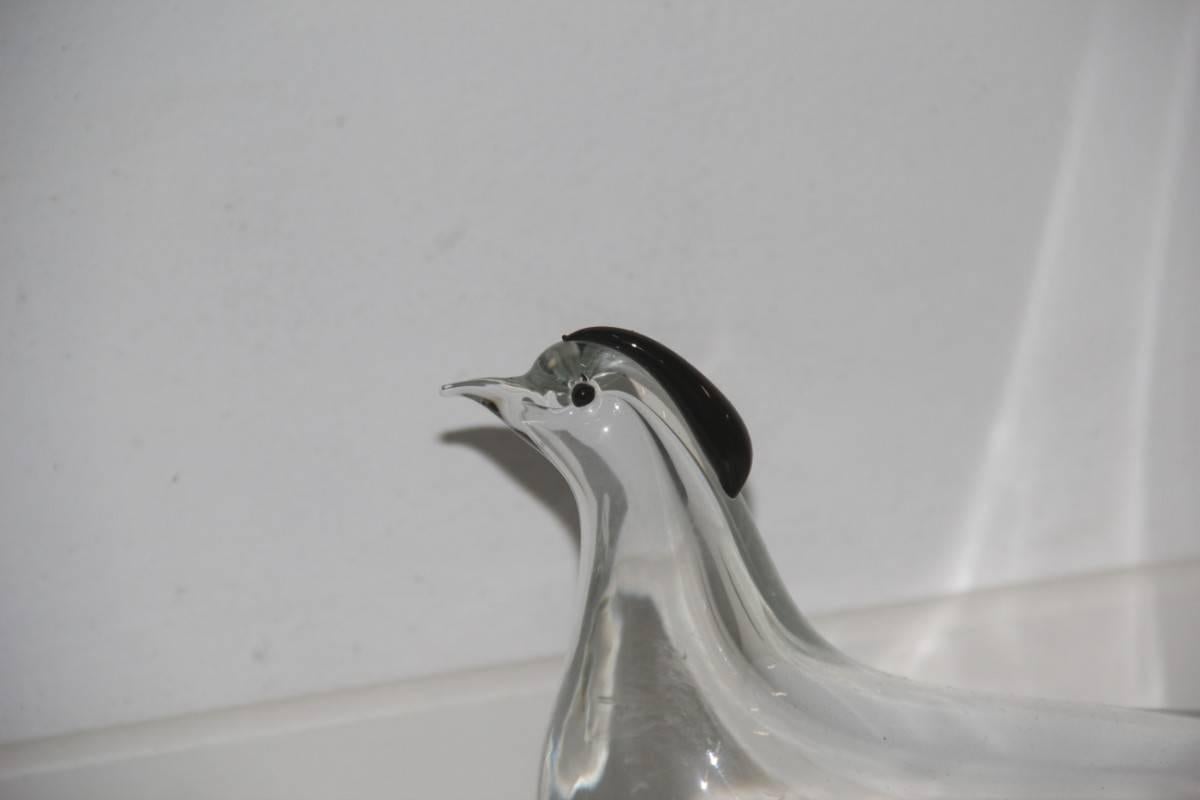 Murrina-Vogel-Skulptur aus Kunstglas Murano, 1960 (Italienisch) im Angebot