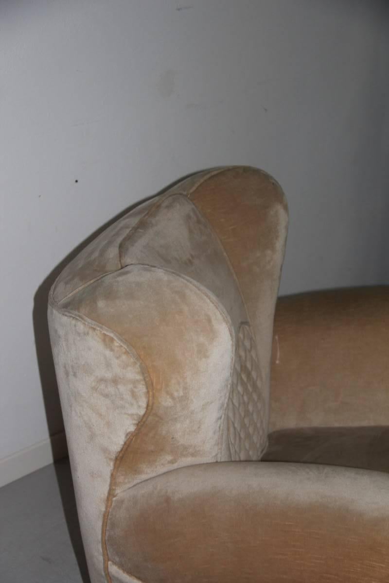 Very Special 1950s Armchair Attributed to Guglielmo Ulrich Italian Design  4