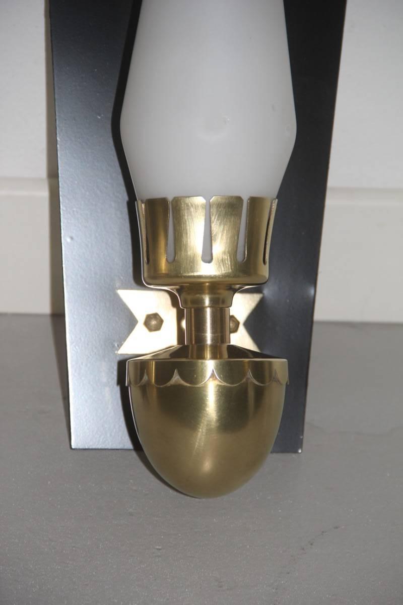 Pair of Mid-Century Italian Wall Sconces, 1950s For Sale 1