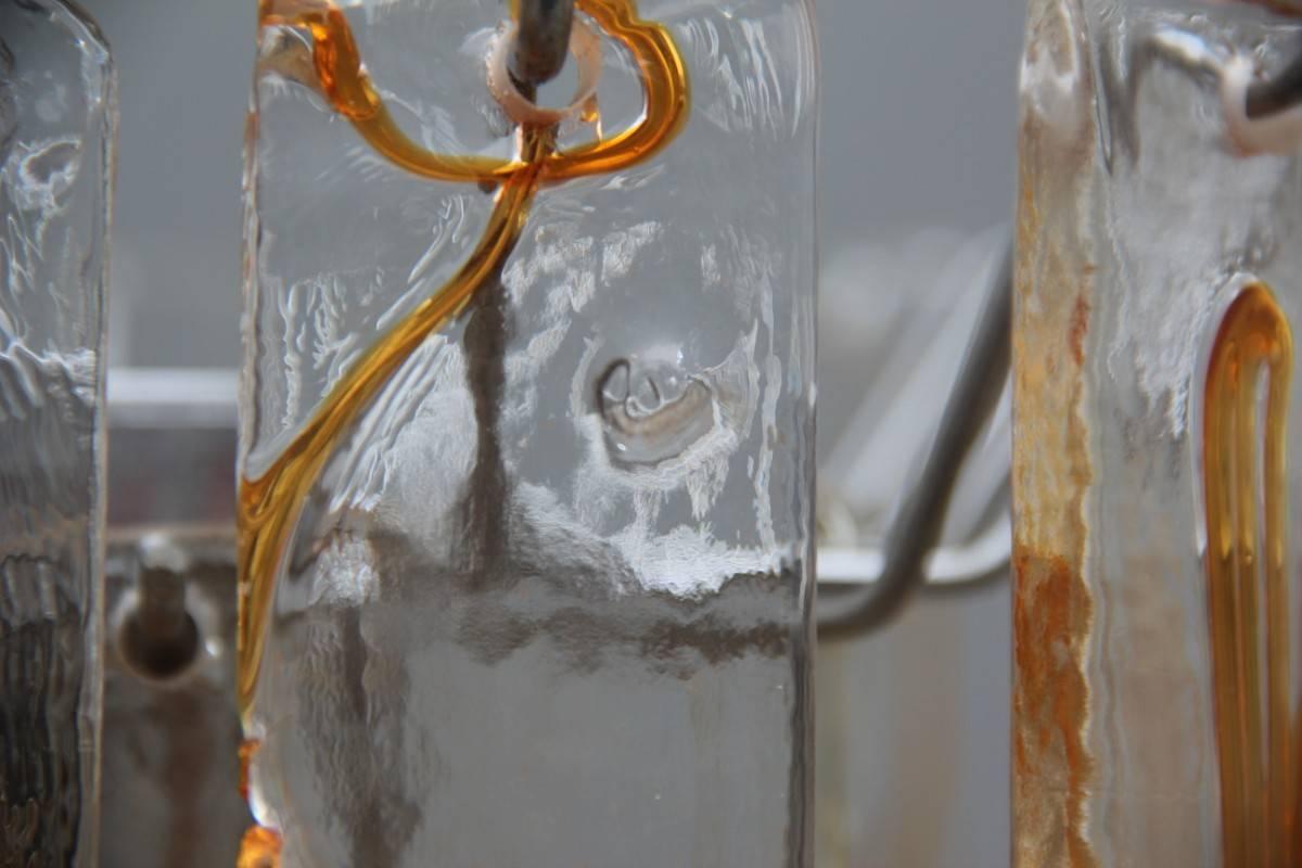 Late 20th Century Chandelier La Murrina, 1970s Murano Art Glass For Sale