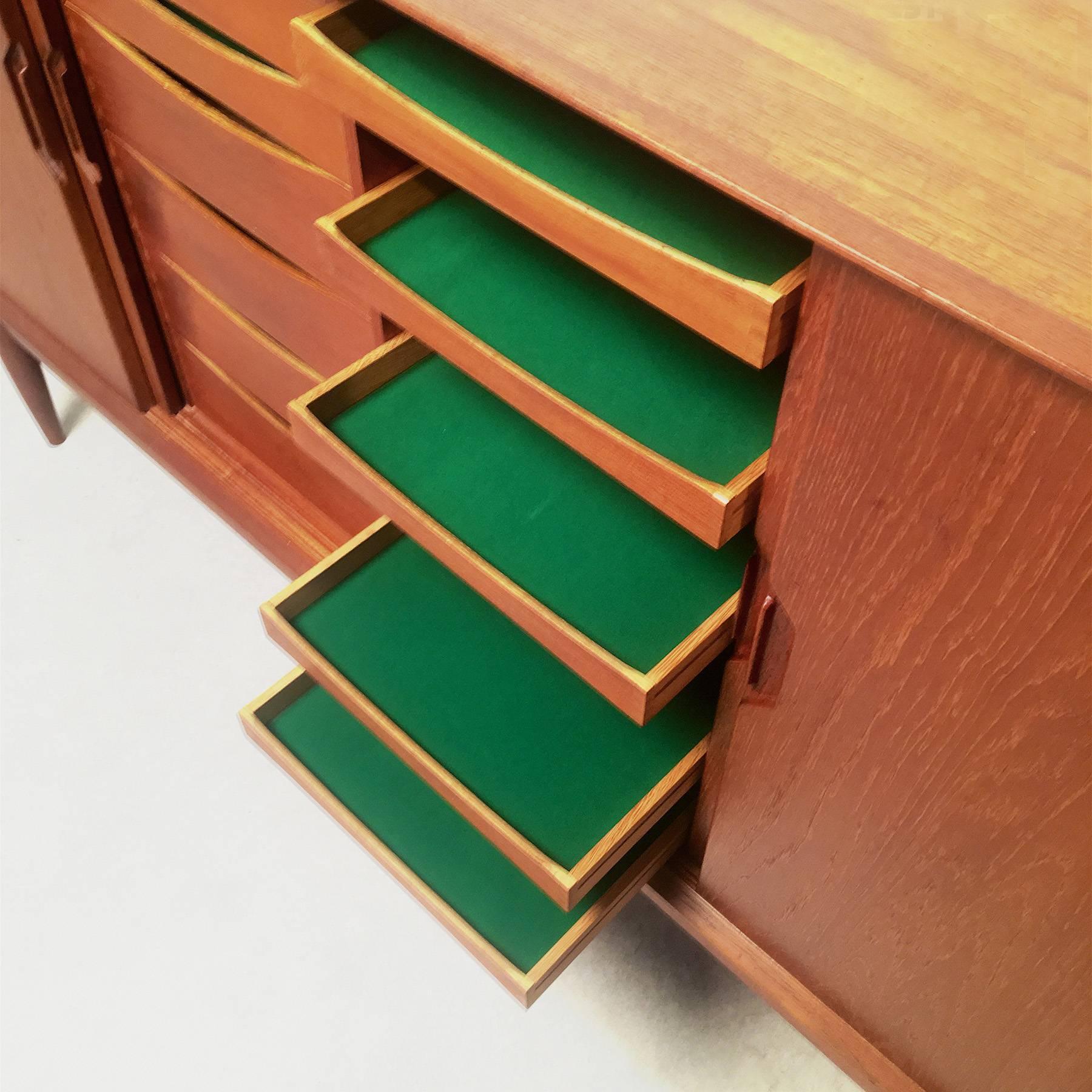 Danish Teak Sideboard by Kurt Østervig For Sale 5