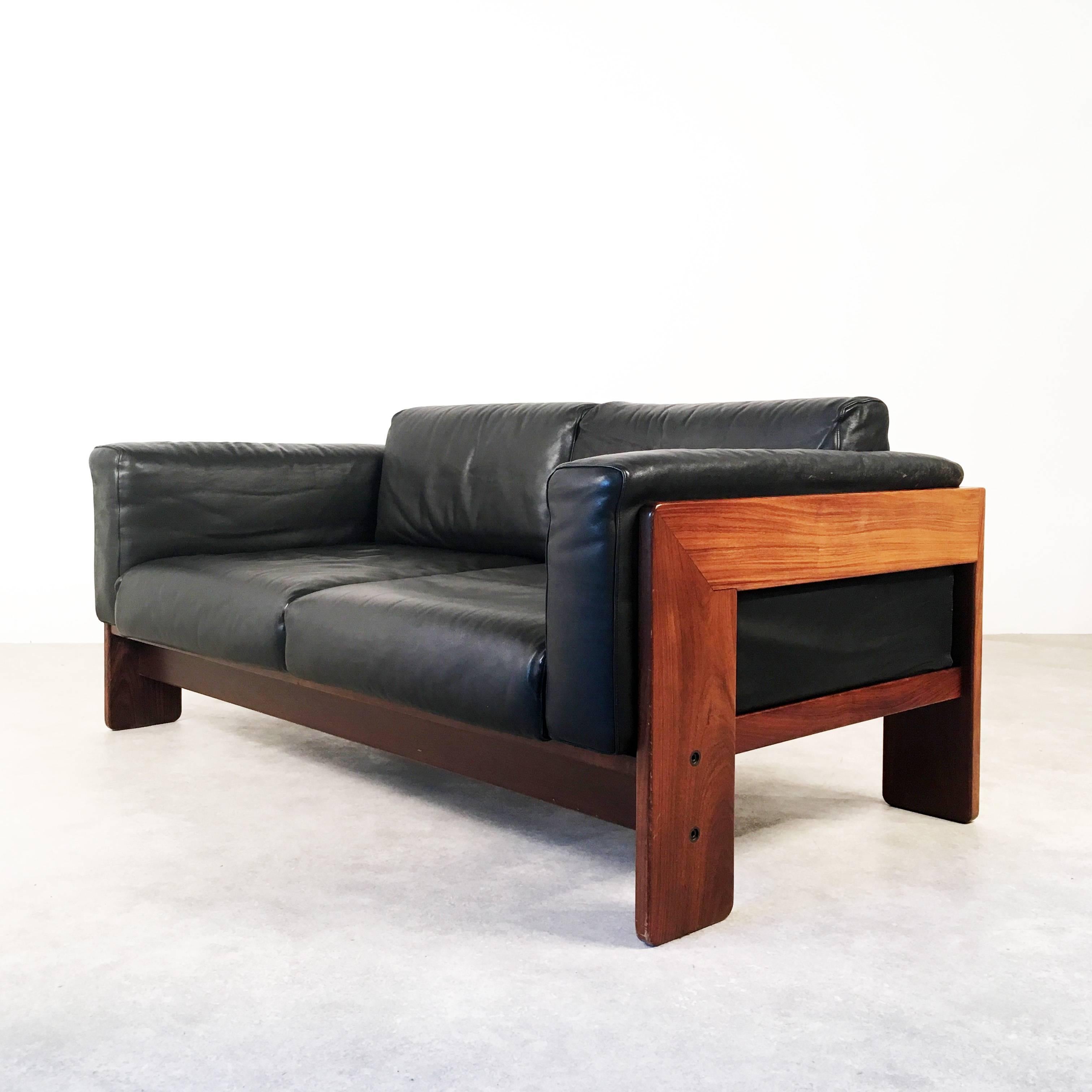 Mid-Century Modern Two-Seat Sofa 'Bastiano' by Afra & Tobia Scarpa for Gavina For Sale