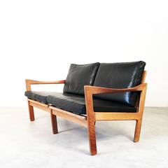 Danish Two-Seat Sofa by Illum Wikkelsø for Eilersen