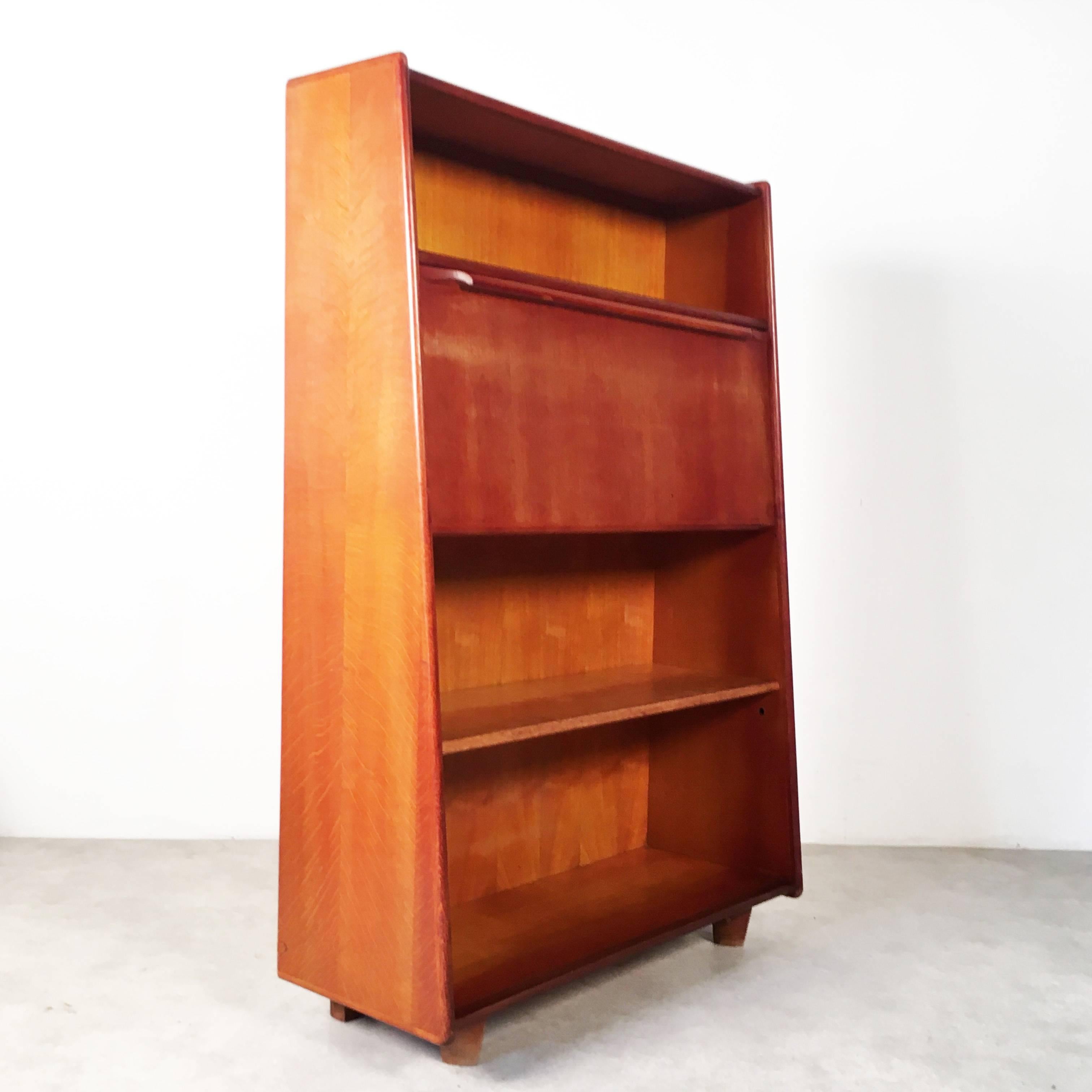 Mid-Century Modern Secretary from the Oak Series by Cees Braakman for Pastoe For Sale