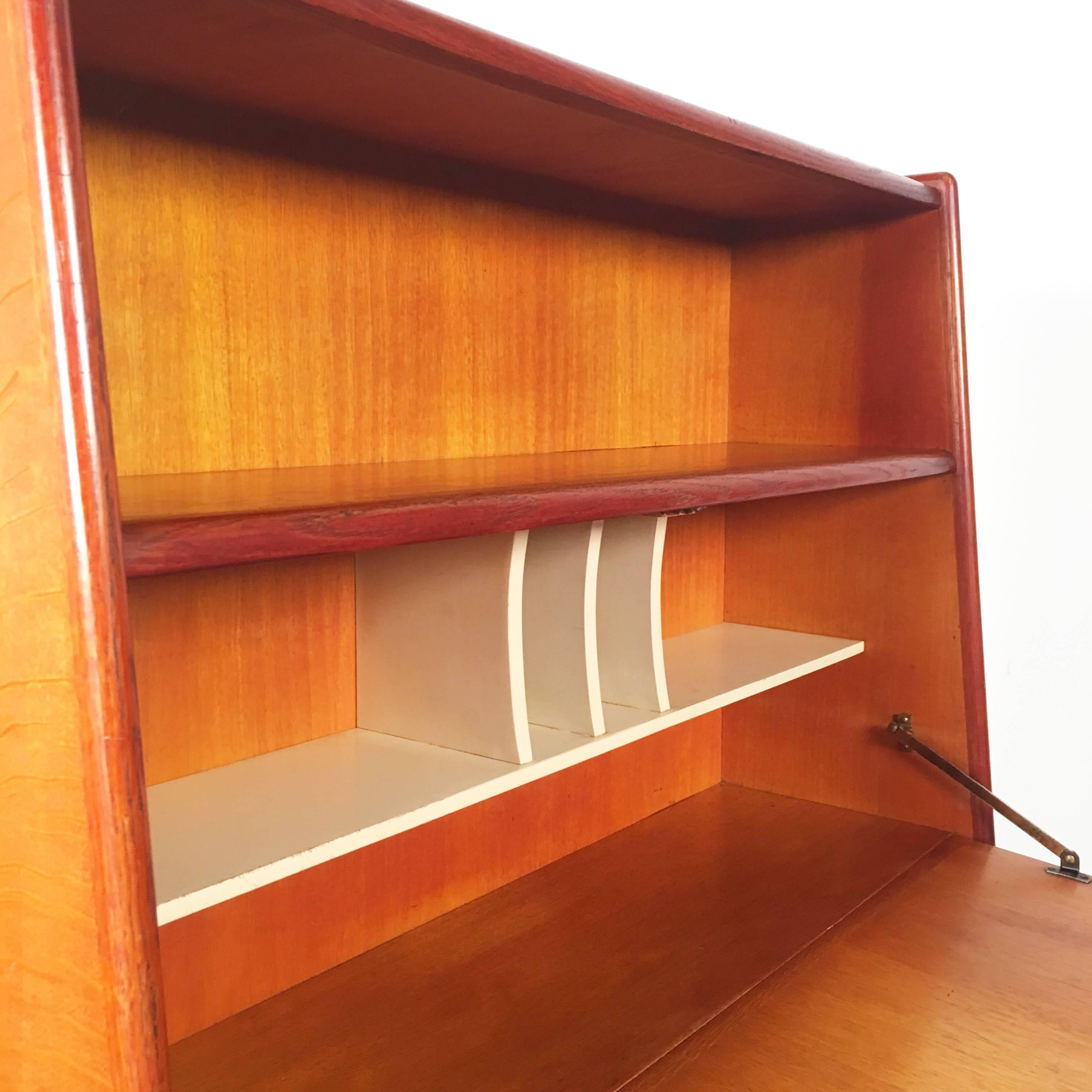 Secretary from the Oak Series by Cees Braakman for Pastoe In Good Condition For Sale In Cologne, DE