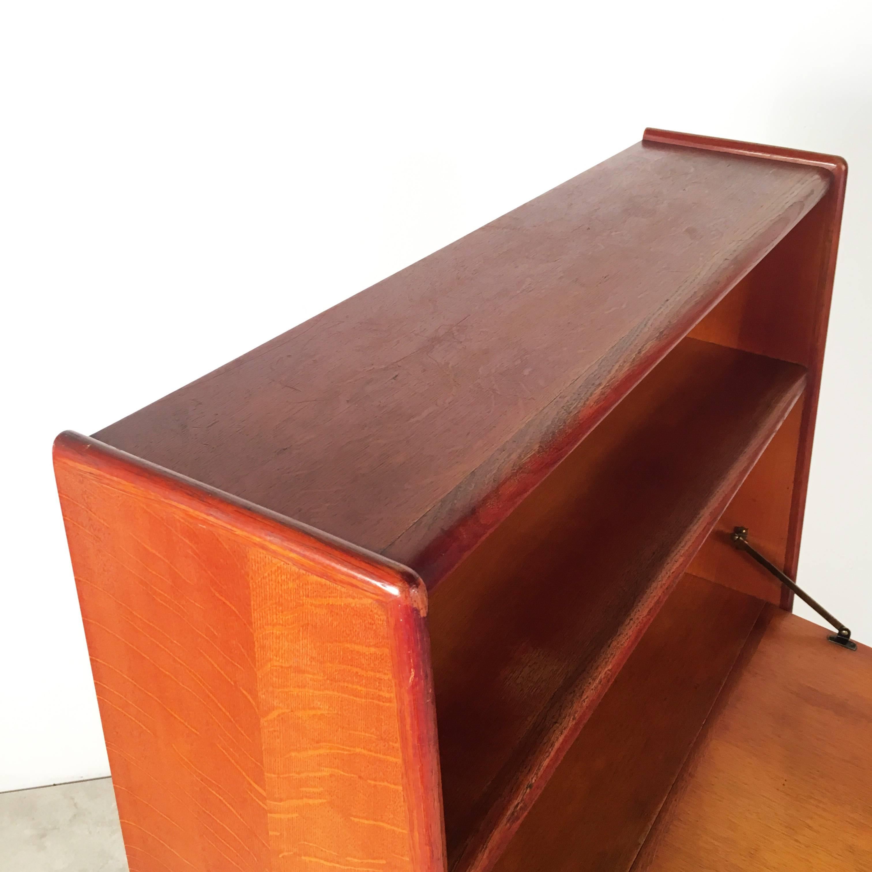 Mid-20th Century Secretary from the Oak Series by Cees Braakman for Pastoe For Sale