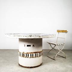 Ceramic Barbecue Table from the 1950s