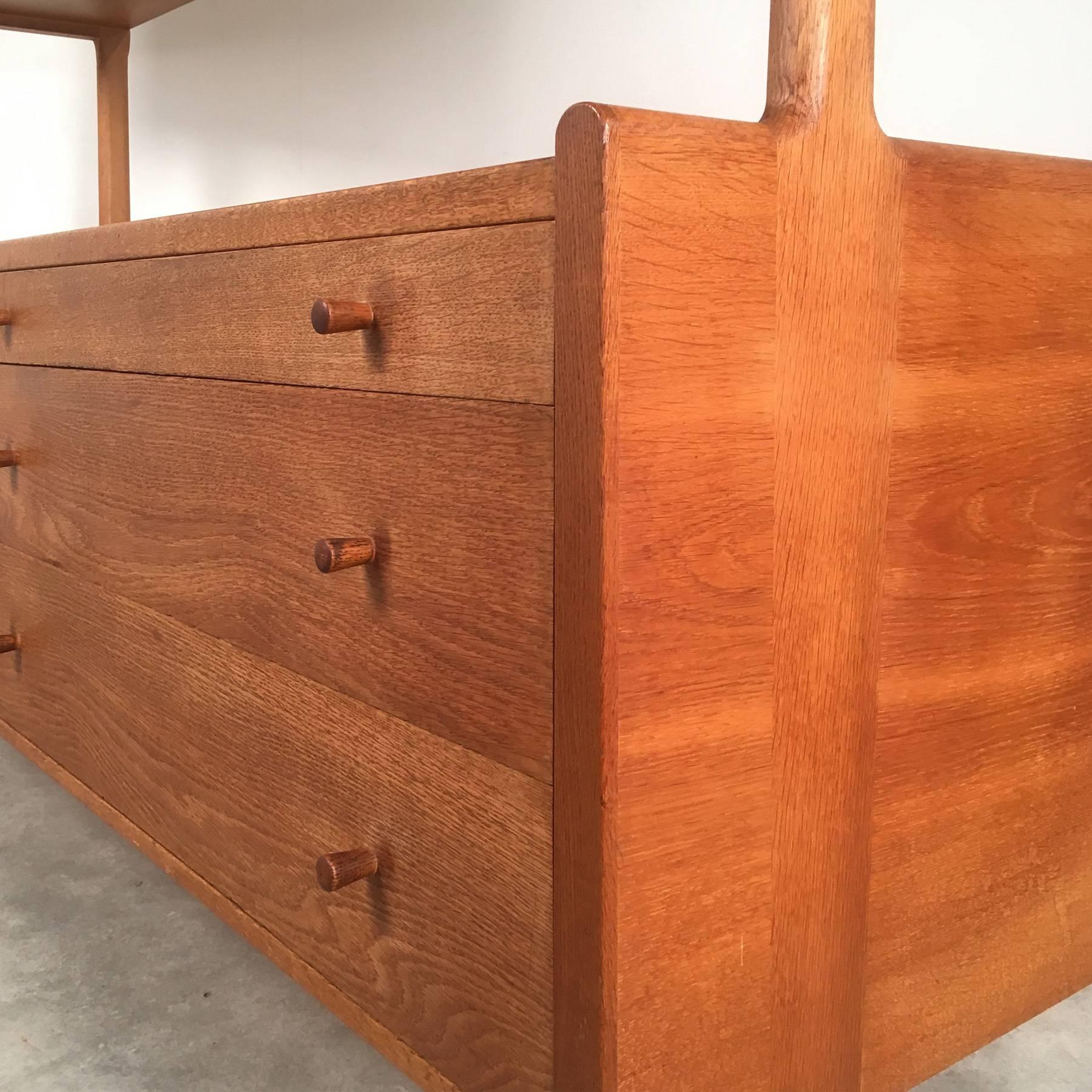 Mid-20th Century Oak Highboard RY20 by Hans Wegner for Ry Møbler For Sale