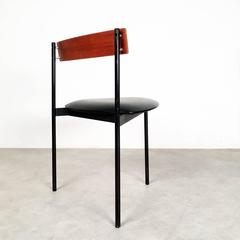 Set of Four Modernist Dining Chairs by Rego Moderne Möbel
