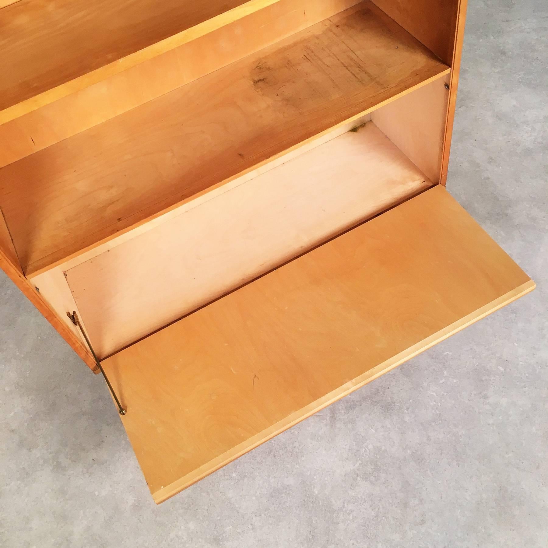 Plywood Bookcase from the 1950s by Cees Braakman for Pastoe For Sale