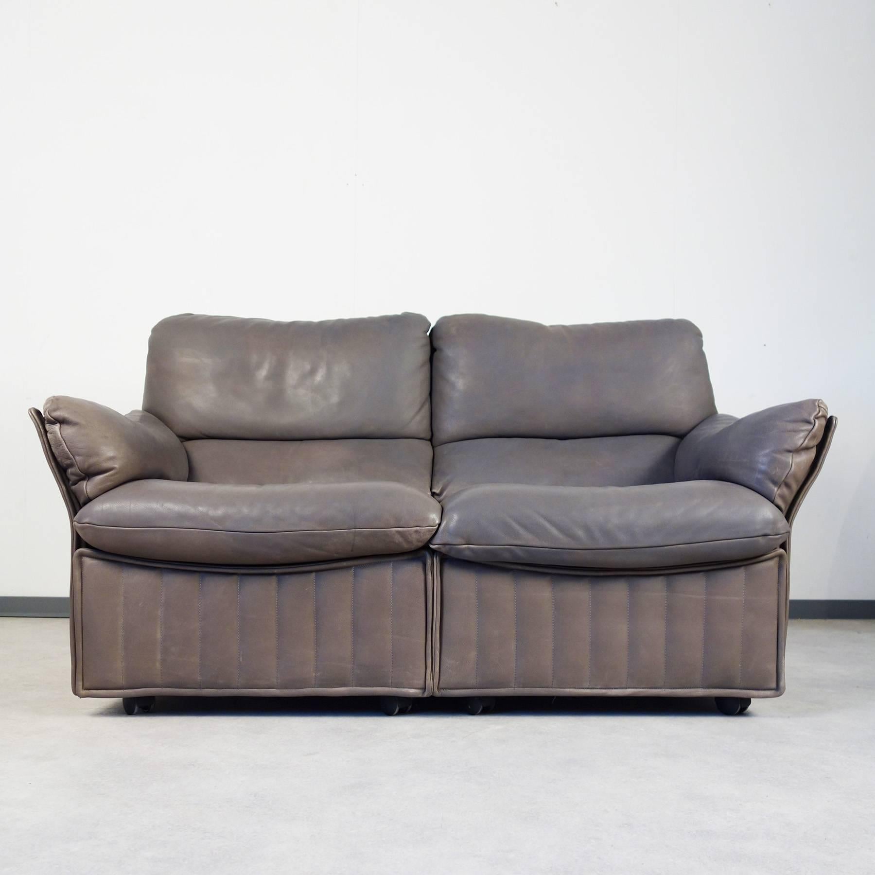 Late 20th Century High Quality Leather Lounge Suite from the 1960s For Sale