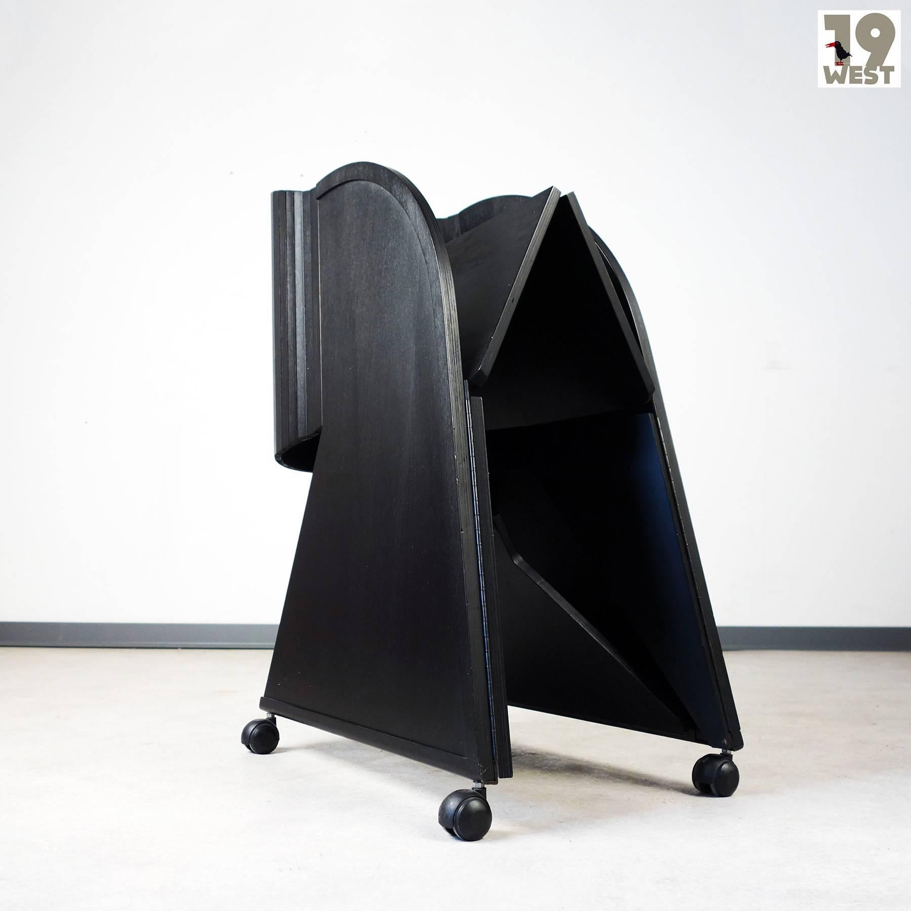 Late 20th Century Set of Four Matrix Folding Chairs by Adriano and Paolo Suman For Sale