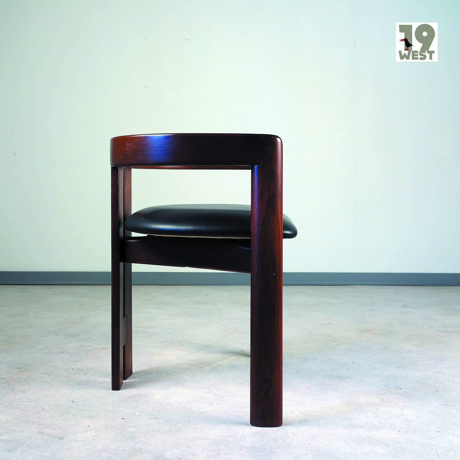 Mid-Century Modern Pigreco Armchair, Designed by Afra & Tobia Scarpa, Manufactured by Gavina