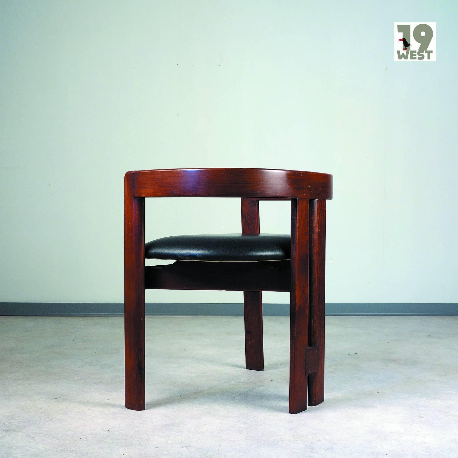 20th Century Pigreco Armchair, Designed by Afra & Tobia Scarpa, Manufactured by Gavina
