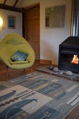 Rare, Mid-20th Century, Swedish Signed Tapestry Rug