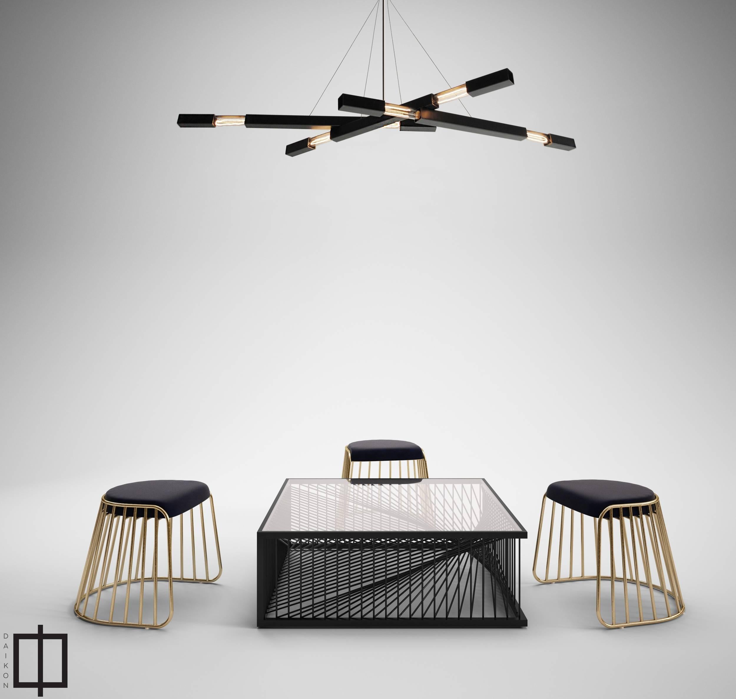 brass modern chandelier