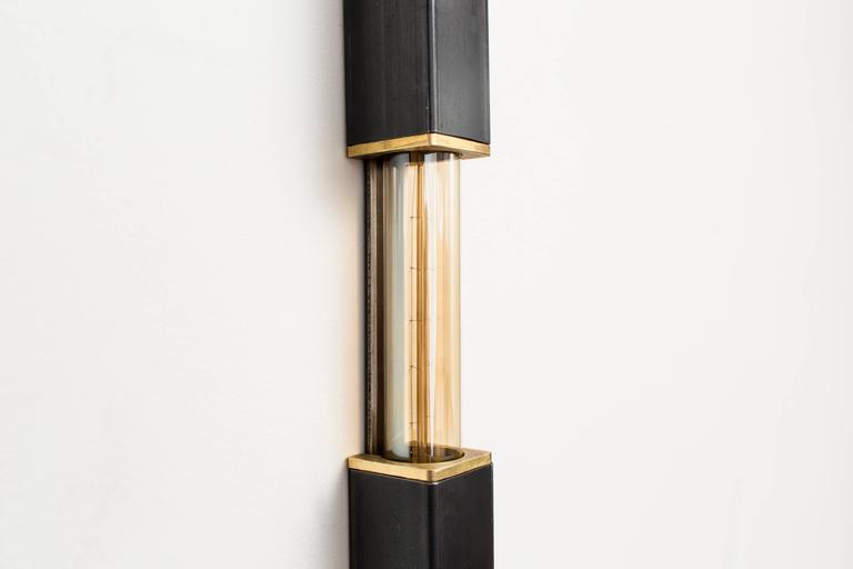 Stilk Wall Light Sconce with Brass Details Modern and Minimal Wall