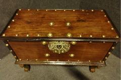 Brass studded Teak Coffer
