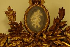 Stunning Regency Oval Gilt Girondelle Mirror