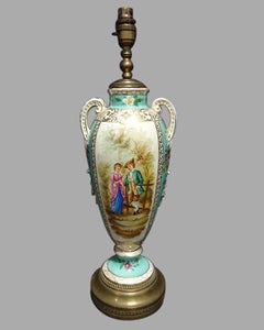 French Sevres Porcelain Lamp