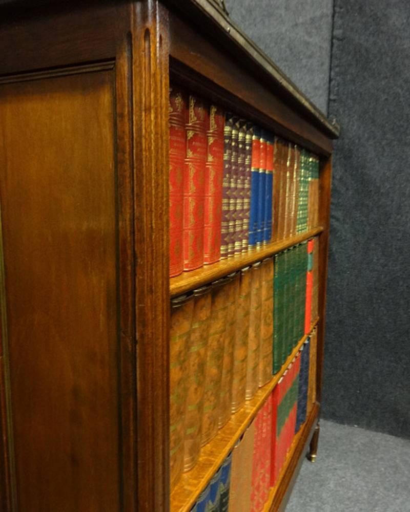 19th Century French Mahogany Adjustable Open Bookcase 5