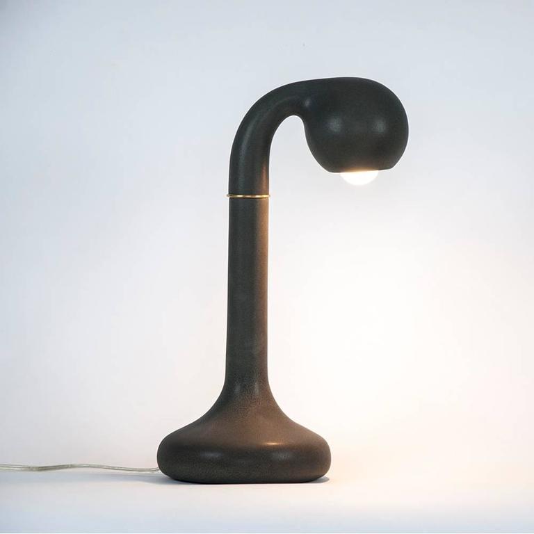 Handmade Ceramic Table Lamp For Sale at 1stdibs