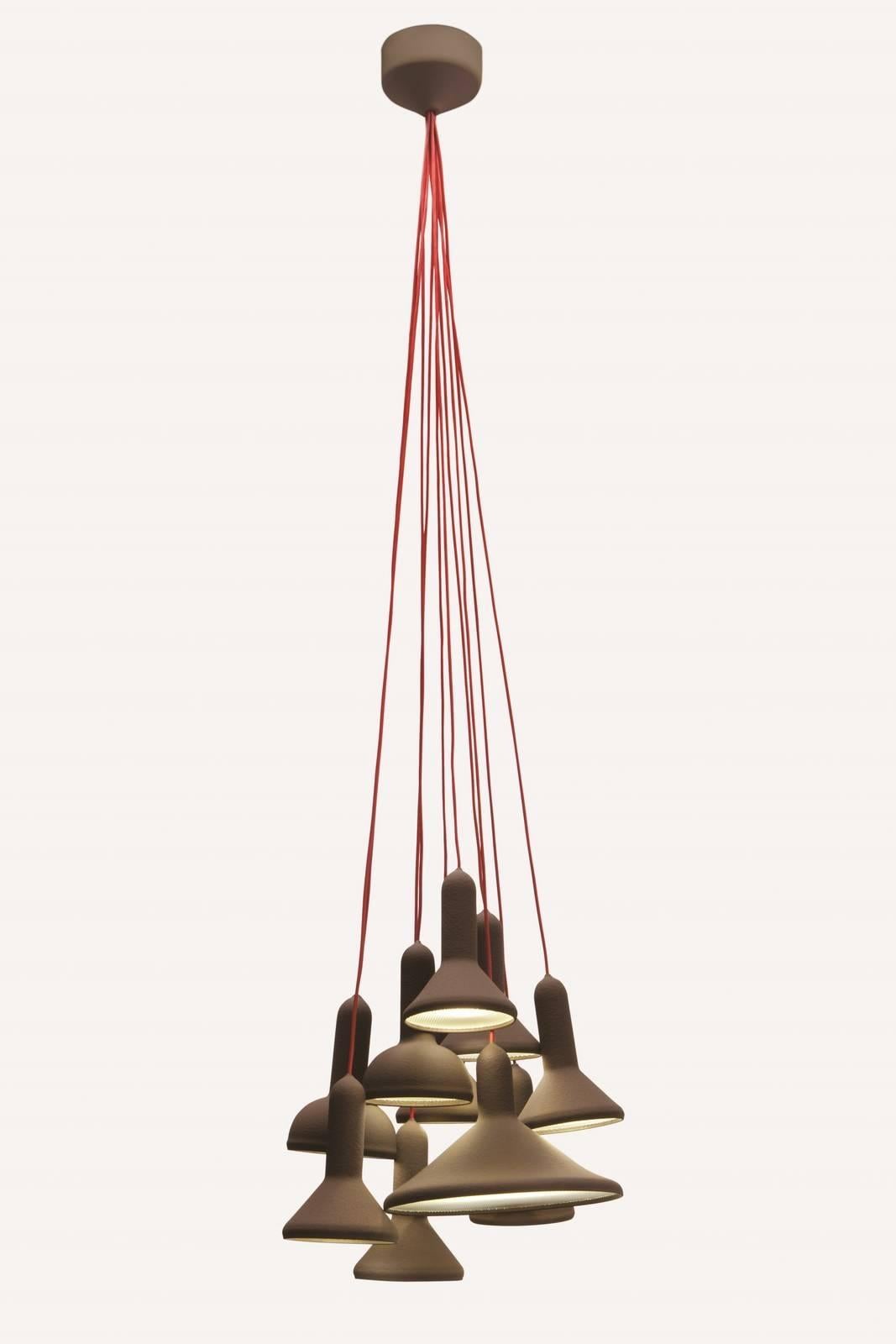 Elished And Sons Torch Bunch Suspension Light Fixture By Sylvain Elished And Sons Torch Bunch Suspension Light Fixture By Sylvain Willenz For At 1stdibs