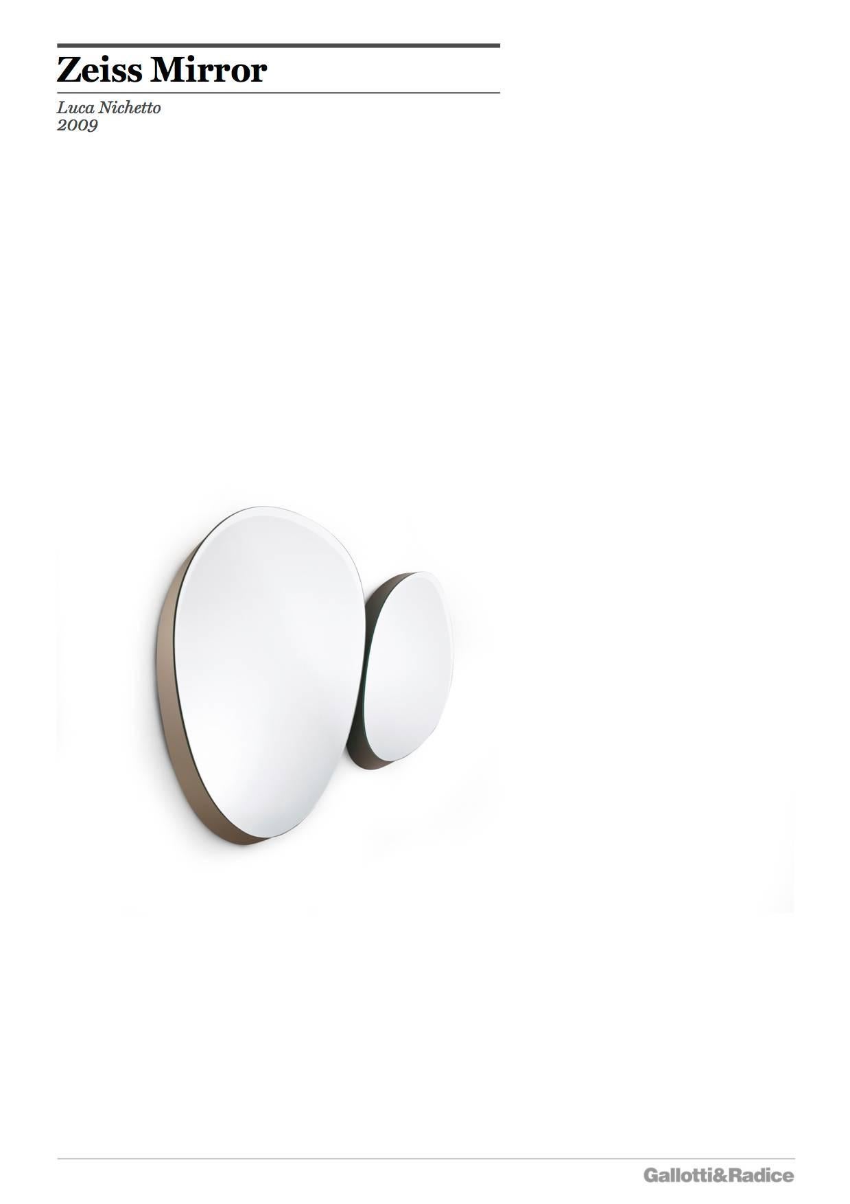 Italian Gallotti and Radice Zeiss Wall Mirror in Three Sizes For Sale