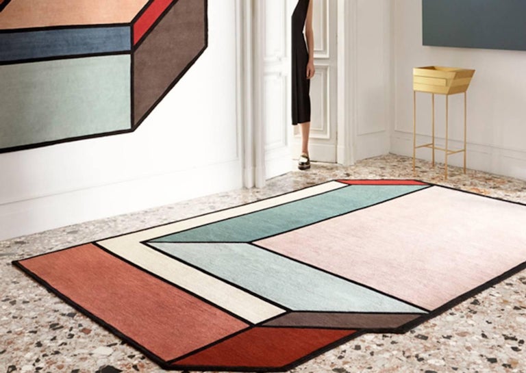 Visioni A, Soie Carpet by Patricia Urquiola in Himalayan Wool and Pure ...