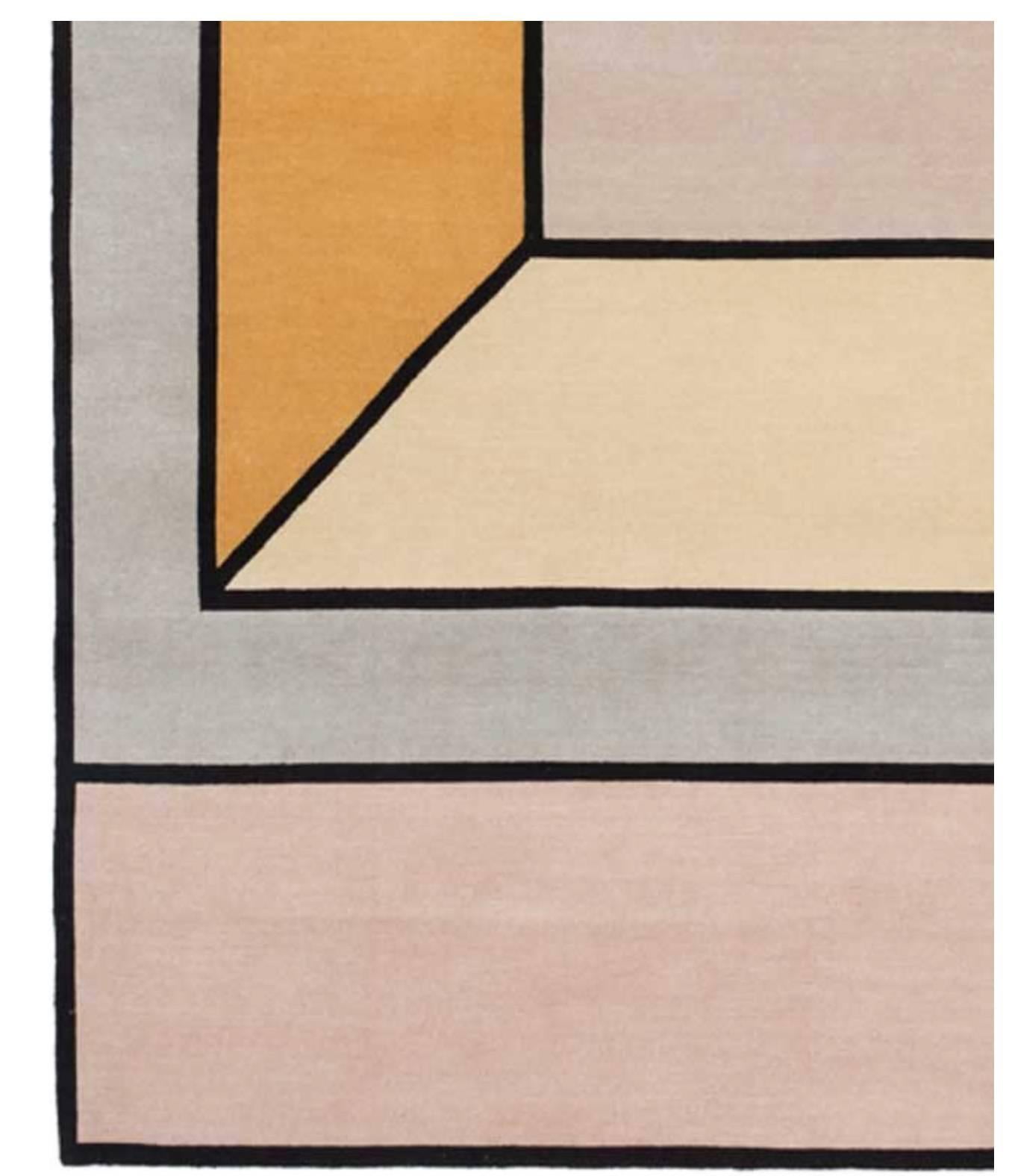 Modern Visioni A Carpet by Patricia Urquiola in Himalayan Wool and Pure Silk For Sale